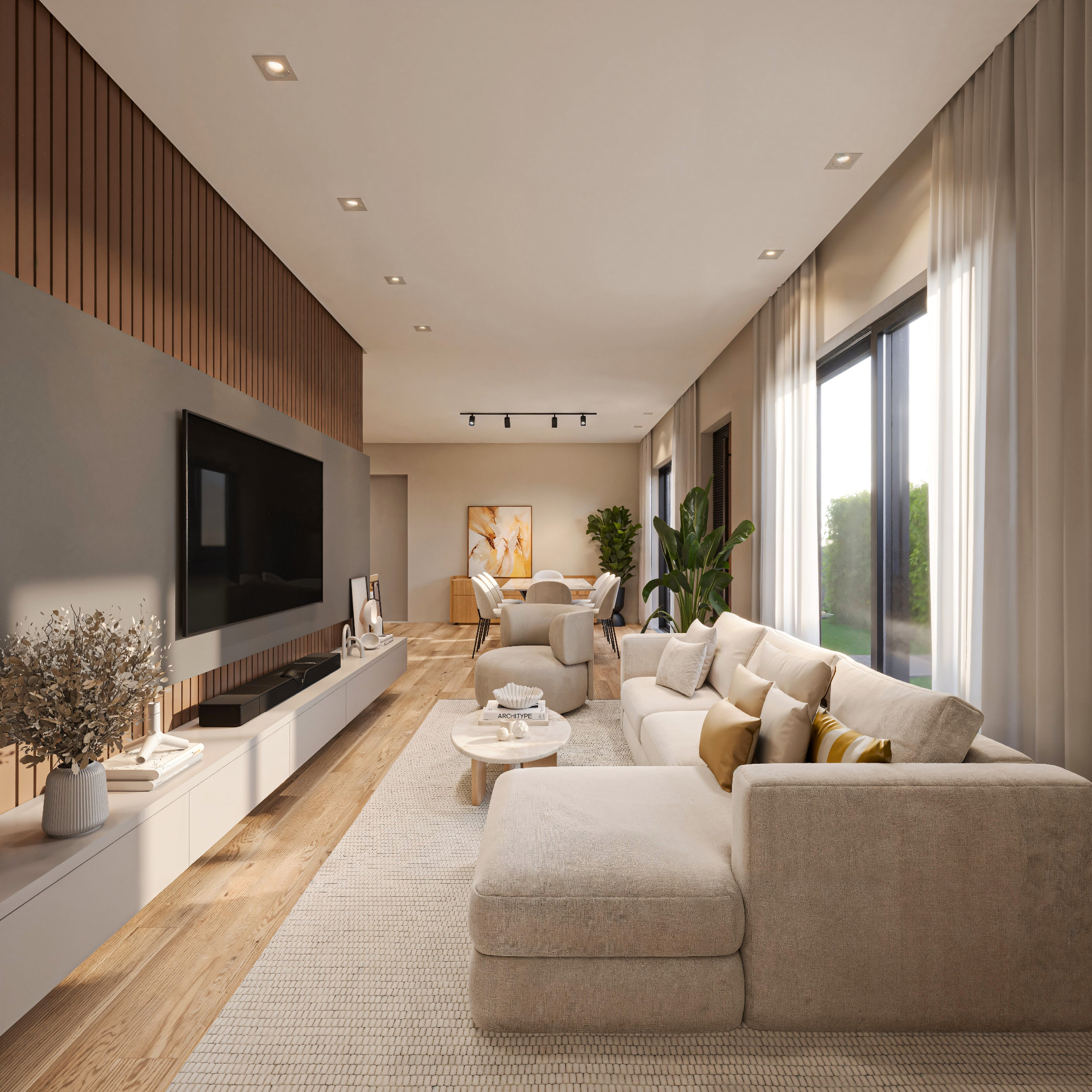 Sala de estar interior — T3