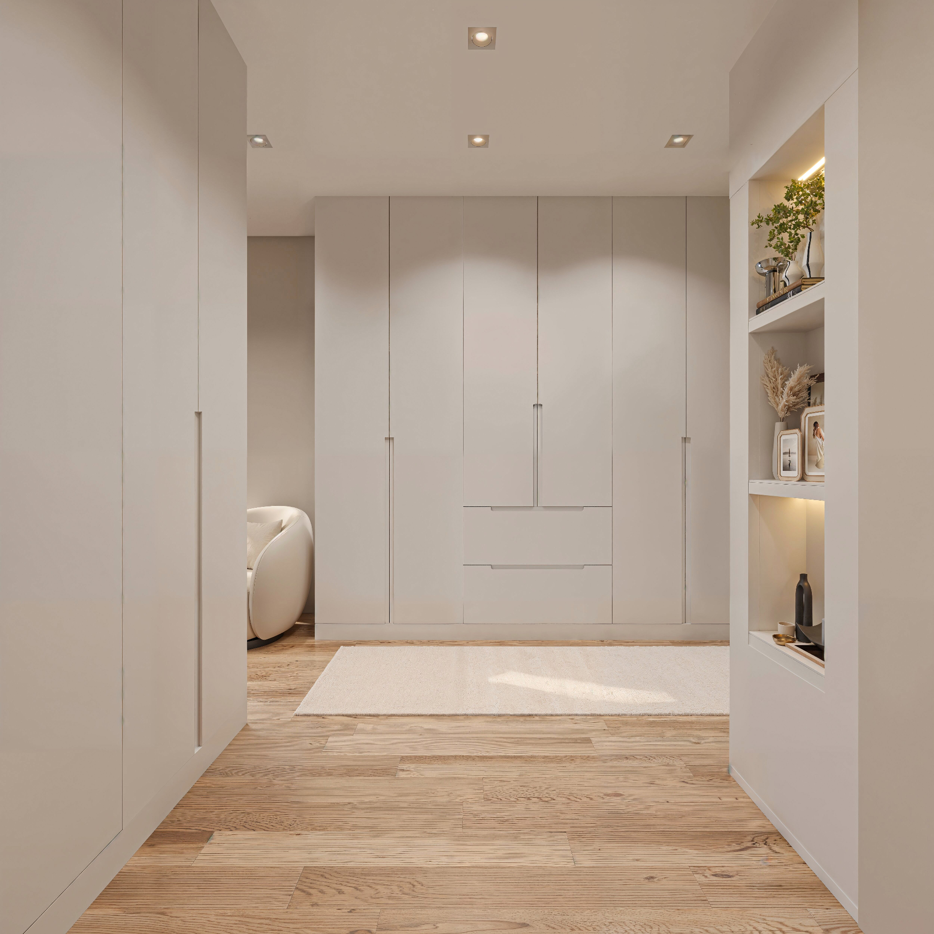 Closet interior — T3